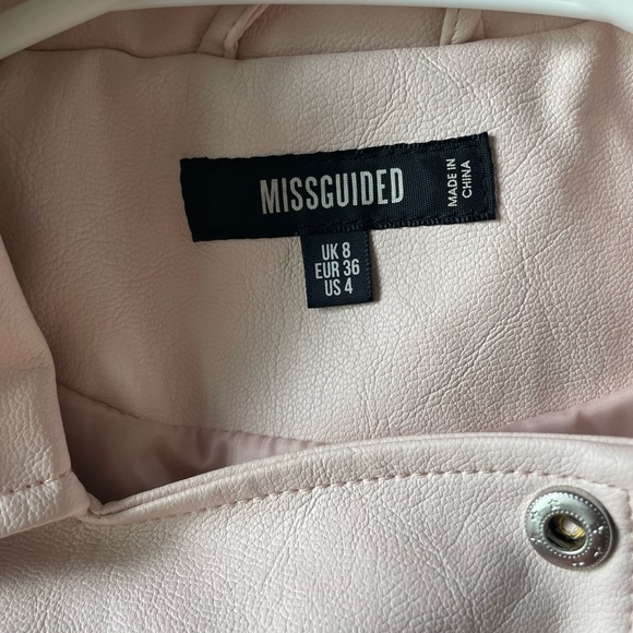 Misguided Pink Leather Jacket🩷 - Picture 4 of 6